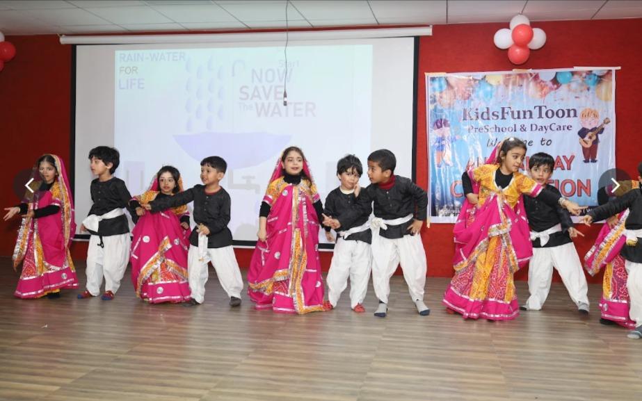 KidsFunToon Bhangel preschool building in Bhangel, Noida
