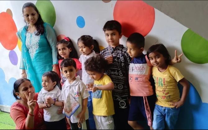 Blooms Early learning and kids Patel nagar preschool building in Patel Nagar, Gurugram
