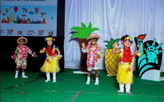 Firstcry Intellitots Sahakar Nagar preschool building in Sahakar Nagar, Bengaluru