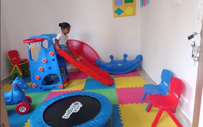 Little Hatz Preschool and Day care preschool building in Bommasandra, Bengaluru