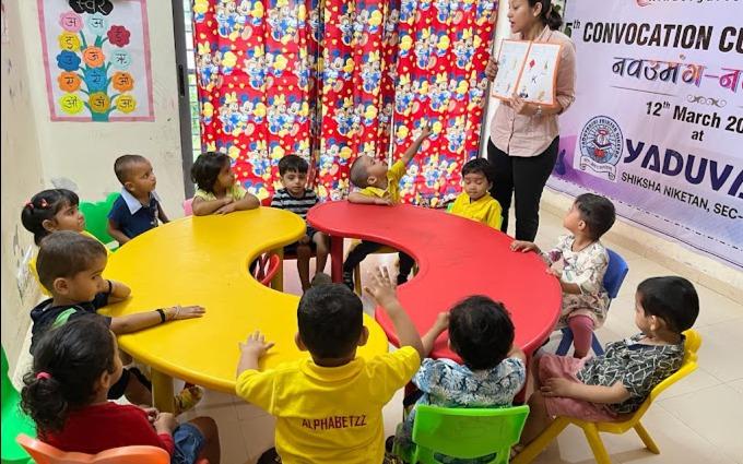 Alphabetzz Kindergarten & Day Care preschool building in Sector 83, Gurugram