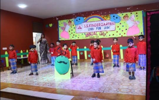 SS Kindergarten preschool building in Sector 28, Faridabad