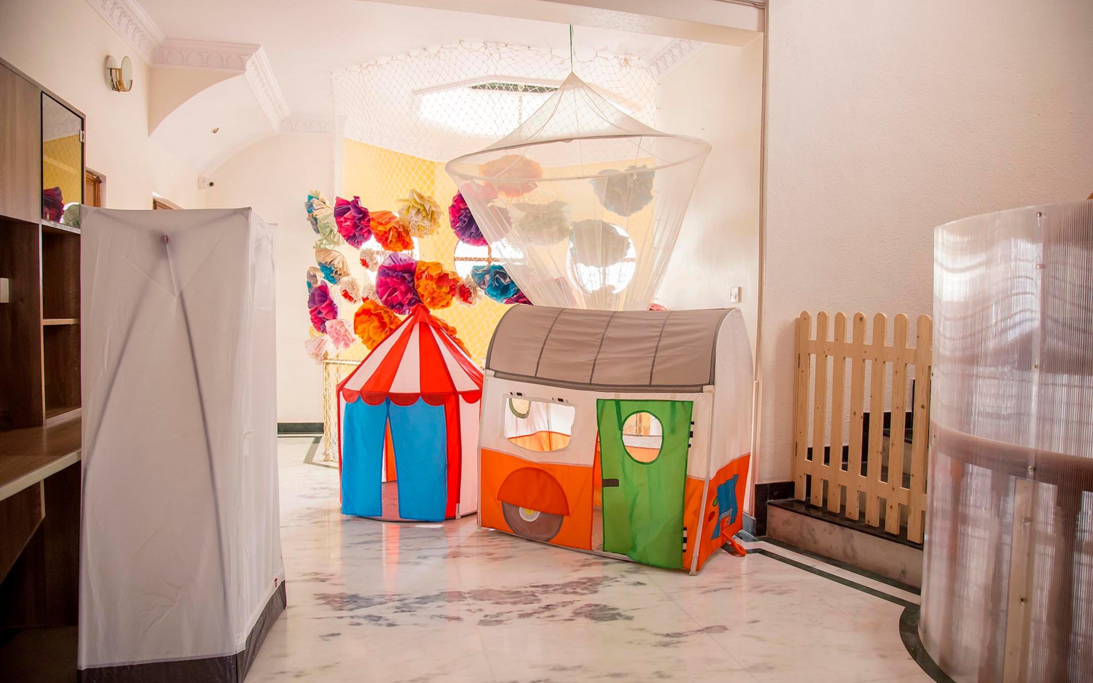 Infinity Ladder preschool building in Hrbr Layout, Bengaluru