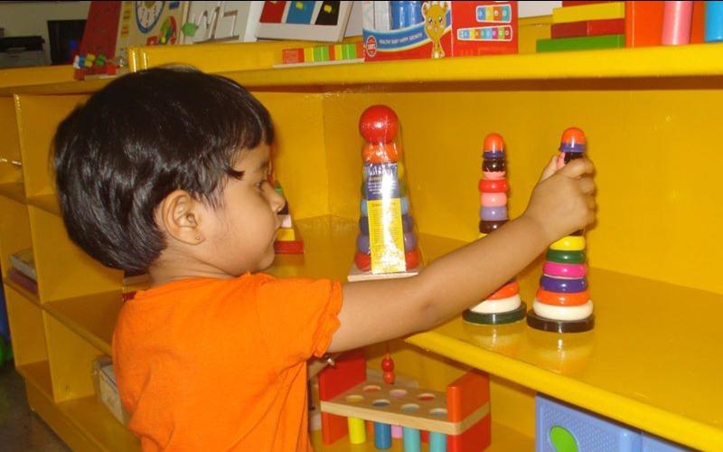 Kids Cube International Preschool preschool building in Ullal, Bengaluru