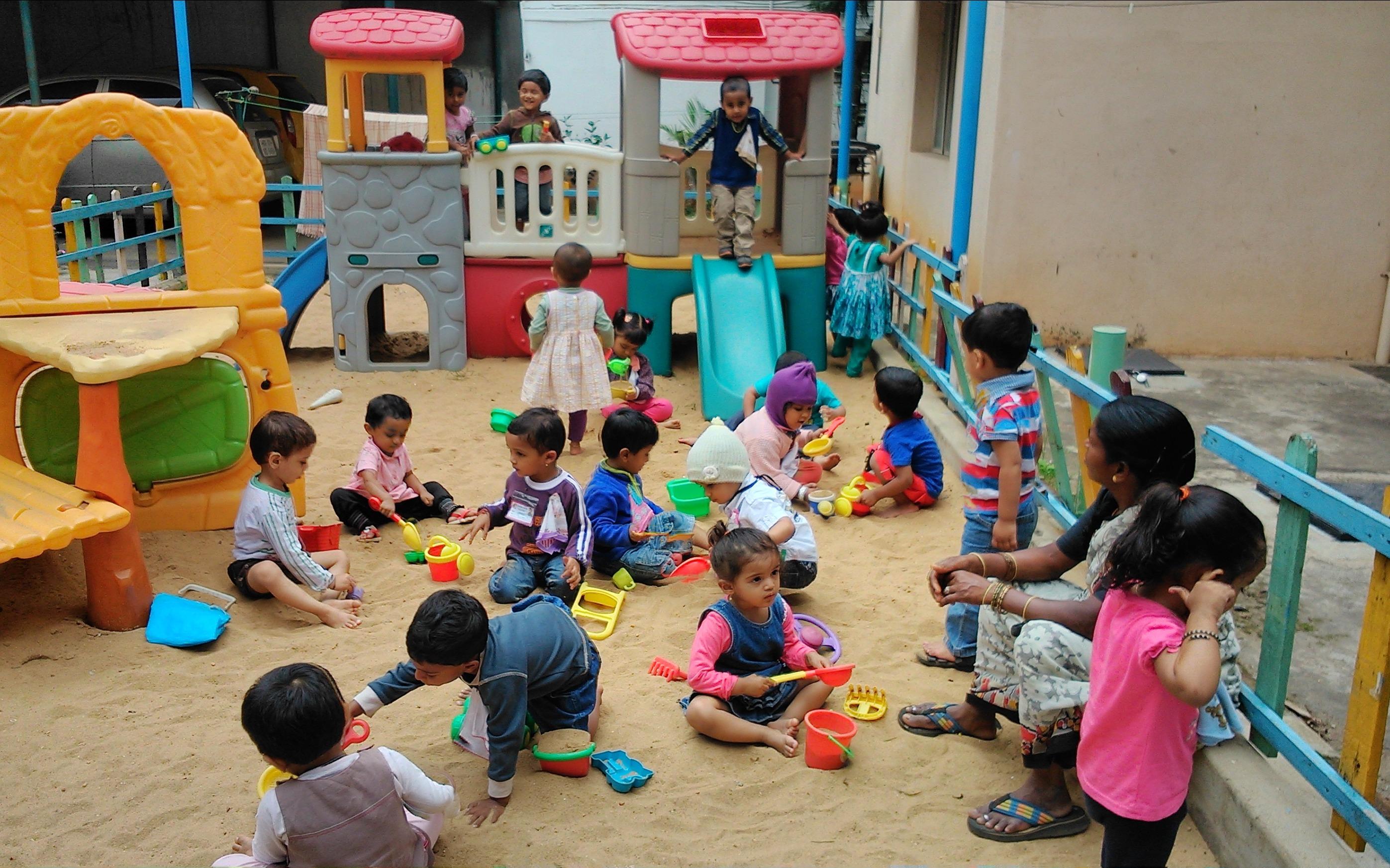 Periwinkle Preschool and Daycare preschool building in Srinagar, Bengaluru